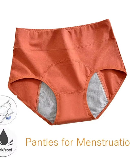 Panties for Menstruation Cotton Menstrual Panties High Waist Period Underwear Culotte Menstruelle Leak Proof Bragas Menstruales