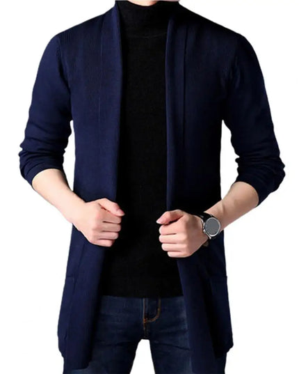Useful Cardigan Sweater All Match Autumn Knitting Sweater Men Winter Knitting Sweater Coat