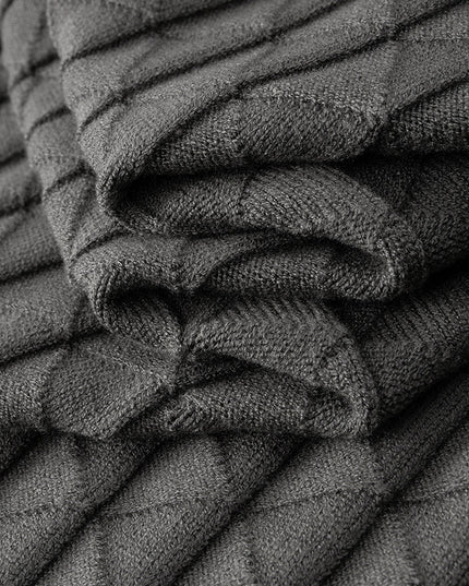 Men'S plus Size Knitted Sweater Loose round Neck Bottoming Shirt