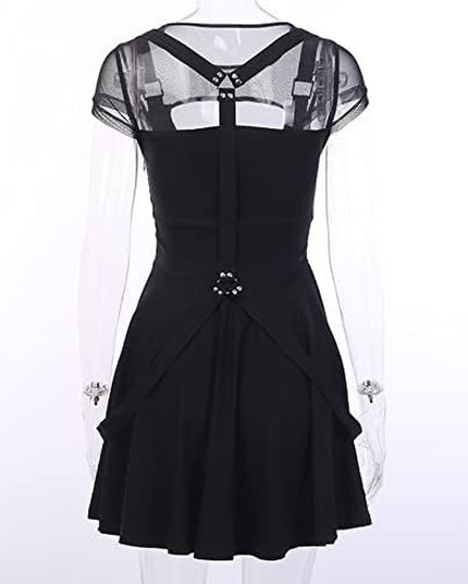 Women'S Black Dresses for Women Cute Alt Lolita Dress Night Out Outfit Curvy Dresses Aesthetic Cheap Lolita Dress