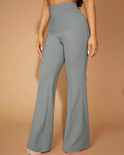 SXY High Waist Seam Front Flare Legs Pants Concert Long Summer Dress Prom Dress Sexy Dress Valentine Day Dress