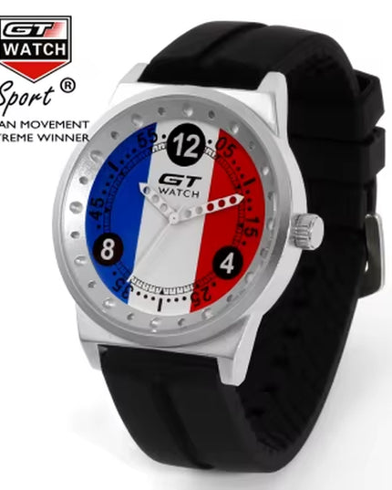 GT Watch Men Italy Flag F1 Sport Watch Mens Watches Top Brand Luxury Men'S Watch Clock Reloj Hombre Erkek Kol Saati Relogio