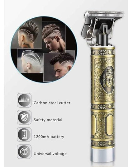 Men's Hair Trimmer & Shaver with Ear Cleaning Spoon Set