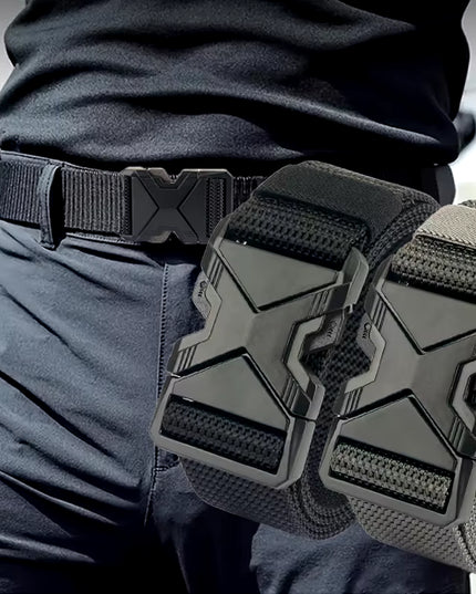 The New Men'S 125Cm Buckle Belt Nylon Braided Lightweight Breathable Daily Commuter Men'S Belt