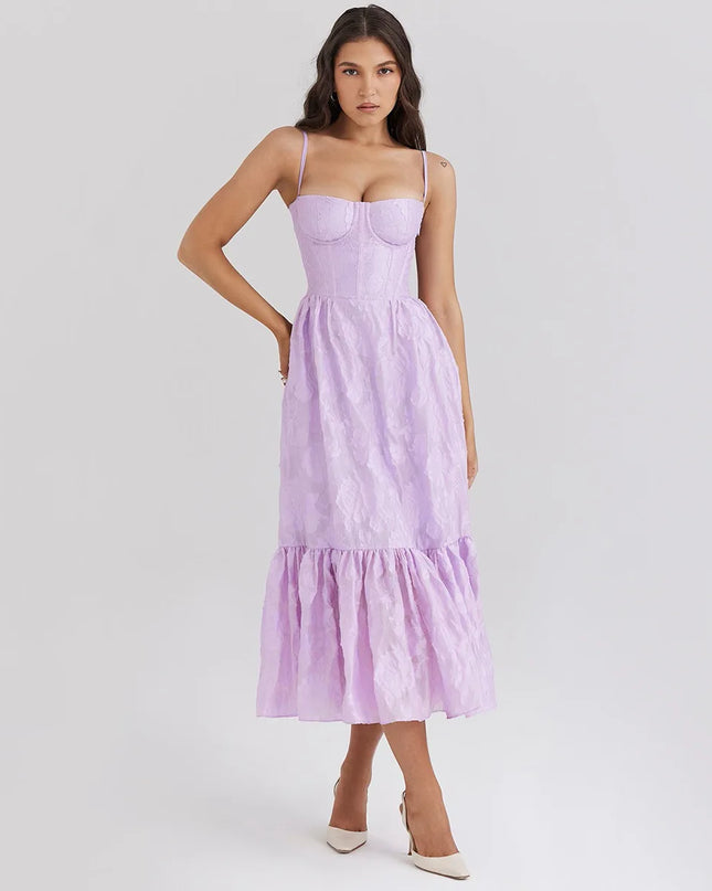 Summer Birthday Dress for Women 2024 New in Floral Print Elegant and Beautiful Dresses Casual Holiday Party Dresses