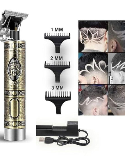 Men's Hair Trimmer & Shaver with Ear Cleaning Spoon Set