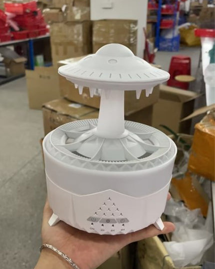 New UFO Raindrop Humidifier Water Drop Air Humidifier USB Aromatherapy Essential Oils Aroma Air Diffuser Household Mist Maker Home Decor