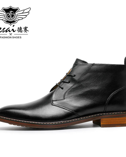 Desai Upgraded Men'S Brock Carved Business British Style Leather Men'S Boots OS6605H