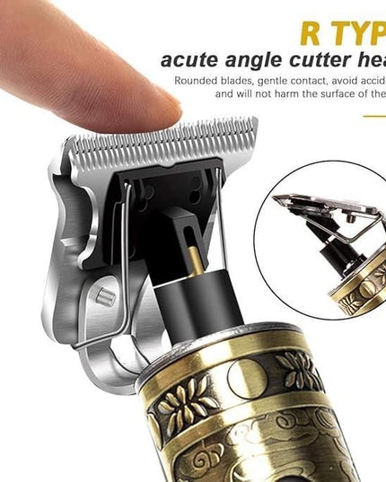 Men's Hair Trimmer & Shaver with Ear Cleaning Spoon Set