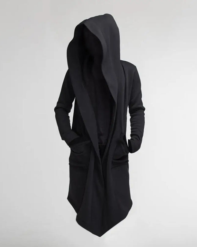 Fashion Hoodie Mens Leisure Cool Long Men Jacket Long Sleeve for Filming Men Jacket Costume Mantle Hoodies Jacket Cloak Coats