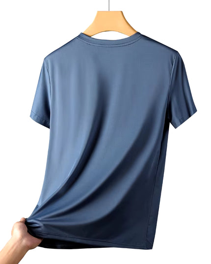 Men'S Running Quick Drying T-Shirts Breathable Hiking Fishing Tees Soft Elasticity Outdoor Sports Short Shirt Summer