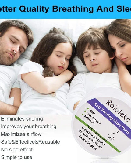 Anti Snoring Nasal Dilator for Easy Breathing Preventing Snoring Breathe Aid Stop Snore Device Easy Breathing Improvement Sleep