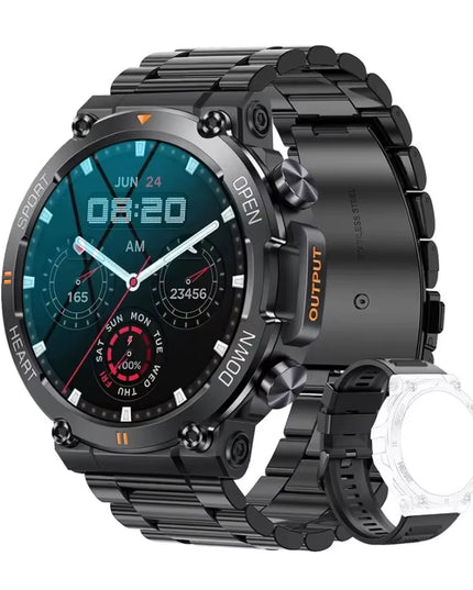 K56Pro Smart Watch for Men Heart Rate Blood Bluetooth Sport 400Mah Long Standby 1.39 Inch 360*360 HD Screen Outdoors Smartwatch