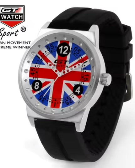 GT Watch Men Italy Flag F1 Sport Watch Mens Watches Top Brand Luxury Men'S Watch Clock Reloj Hombre Erkek Kol Saati Relogio