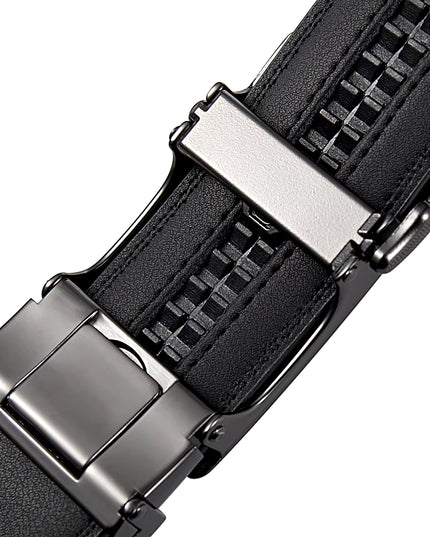 Men'S Leather Belts Fashion Automatic Buckle Cowskin Male Belt Luxury Designer Black Brown 3.5Cm plus Size 130 140 150 160 170Cm