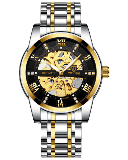 Men''S Fashion Watch Fashion Automatic Mechanical Watch Hollow Watch Watch Waterproof Men''S Watch
