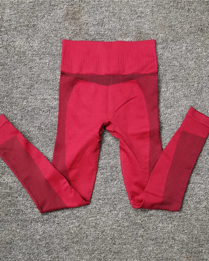 Women Fitness Sport Yoga Suit Seamless Women Yoga Sets Long Sleeve Yoga Clothing Female Sport Gym Suits Wear Running Clothes