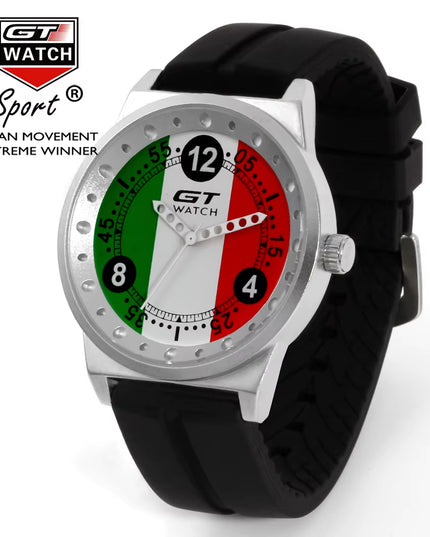 GT Watch Men Italy Flag F1 Sport Watch Mens Watches Top Brand Luxury Men'S Watch Clock Reloj Hombre Erkek Kol Saati Relogio