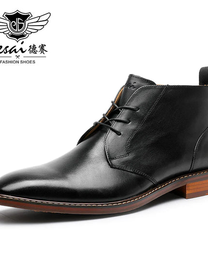 Desai Upgraded Men'S Brock Carved Business British Style Leather Men'S Boots OS6605H
