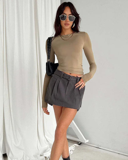 Women Casual Long Sleeve T-Shirts Spring Autumn Solid Slim Fit Pullovers Tees Shirts Female Streetwear Base Tees Tops Casual