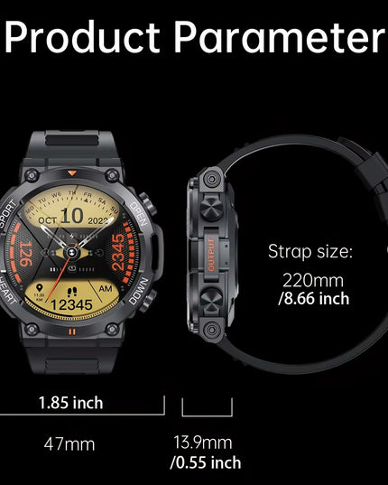 K56Pro Smart Watch for Men Heart Rate Blood Bluetooth Sport 400Mah Long Standby 1.39 Inch 360*360 HD Screen Outdoors Smartwatch