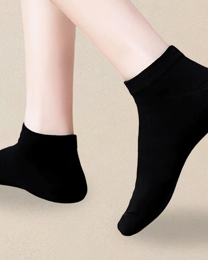 10/20/40 Pairs Men'S Boat Socks Business Sport Sweat Absorption Mature Summer Autumn Solid Color Versatile Ankle Socks