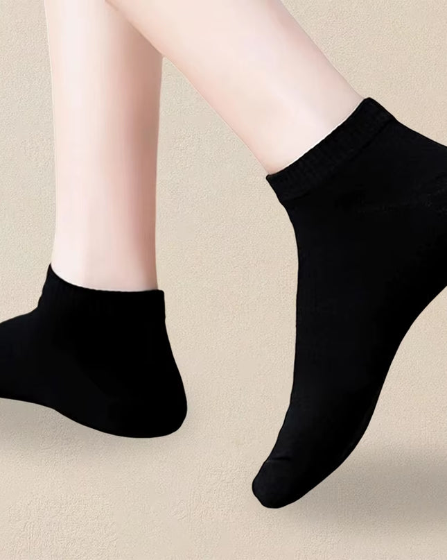 10/20/40 Pairs Men'S Boat Socks Business Sport Sweat Absorption Mature Summer Autumn Solid Color Versatile Ankle Socks