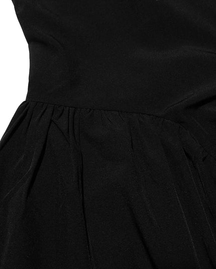 Mingmingxi Summer Halter Party Dresses 2024 Black Short Graduation Holiday Dresses Casual Flare Dress Sexy Female Clothing