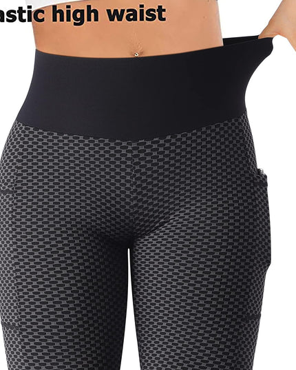 Women Scrunch Butt Lifting Workout Leggings Textured High Waist anti Cellulite Yoga Pants