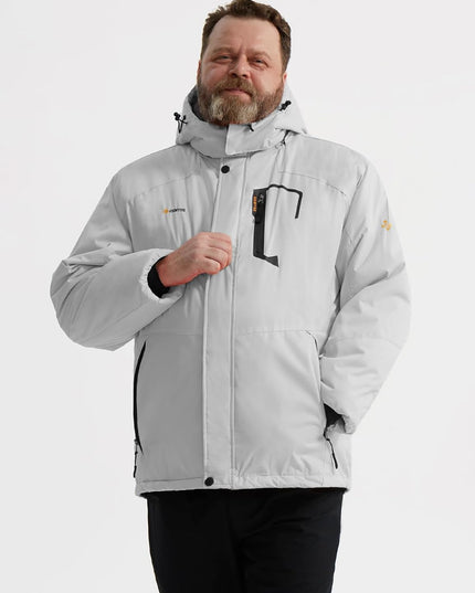 Men'S Mountain Waterproof Ski Snow Jacket Winter Windproof Rain Jacket