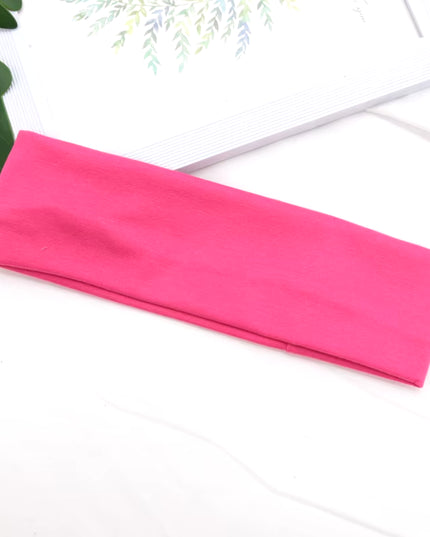 Elastic Cotton Hairband Fashion Headbands for Women Men Solid Running Fitness Yoga Hair Bands Stretch Makeup Hair Accessories