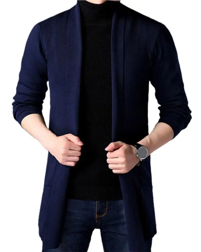 Useful Cardigan Sweater All Match Autumn Knitting Sweater Men Winter Knitting Sweater Coat
