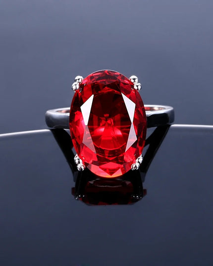 Fashion Women'S Jewelry S925 Silver Ring Mystic Fire Rainbow Topaz Rings Promotion Elegant Wedding Jewelry Anillos Party Gift