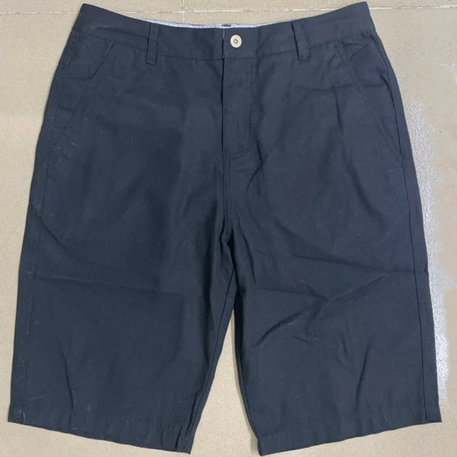 Designer New Linen Shorts Men Casual Beach Short Men Brand Wild Leisure Solid Cargo Shorts for Men Bermuda Masculina Bermudas