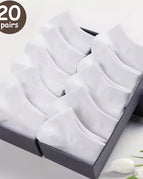 20 Pairs Black / One Size