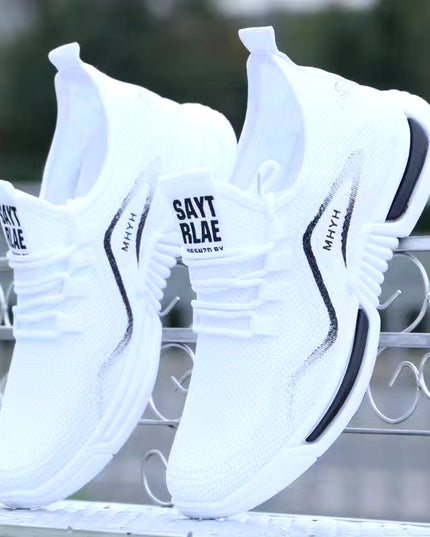 Male Sneakers Simple Men'S Casual Shoes Spring Outdoor Non-Slip Mens Shoes Breathable Man Running Shoes