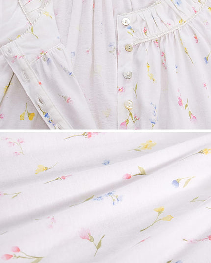 100% Cotton Nightgowns for Women Soft Ladies Gowns Sleepwear Long Sleeveless Nightgown