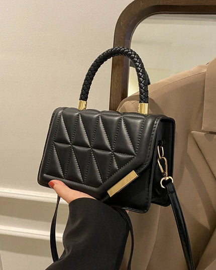 2024 New Fashion Shoulder Bag Plaid PU Leather Ladies Handbags Designer Crossbody Bags for Women