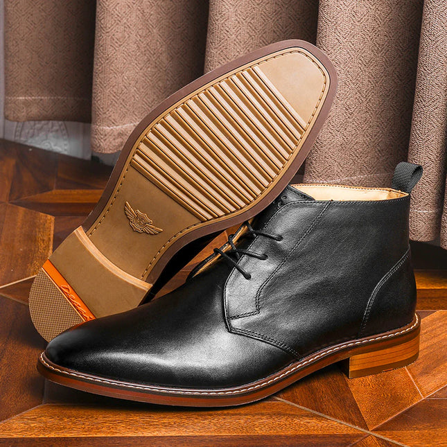 Desai Upgraded Men'S Brock Carved Business British Style Leather Men'S Boots OS6605H