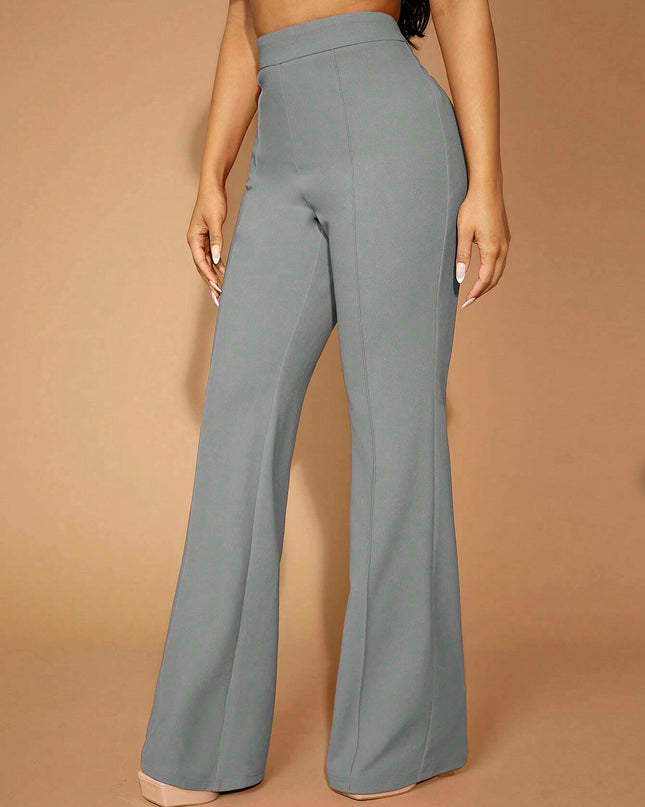 SXY High Waist Seam Front Flare Legs Pants Concert Long Summer Dress Prom Dress Sexy Dress Valentine Day Dress