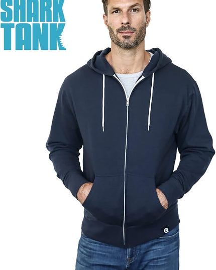 2-In-1 Reversible Backpack Hoodie (As Seen on SHARK TANK) Unisex Full-Zip Hero Hoodie Lite