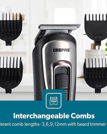 11-In-1 Men'S Grooming Kit, Beard Trimmer, Hair Clipper & Shaver Set