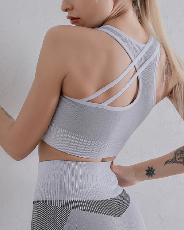 Women Fitness Sport Yoga Suit Seamless Women Yoga Sets Long Sleeve Yoga Clothing Female Sport Gym Suits Wear Running Clothes