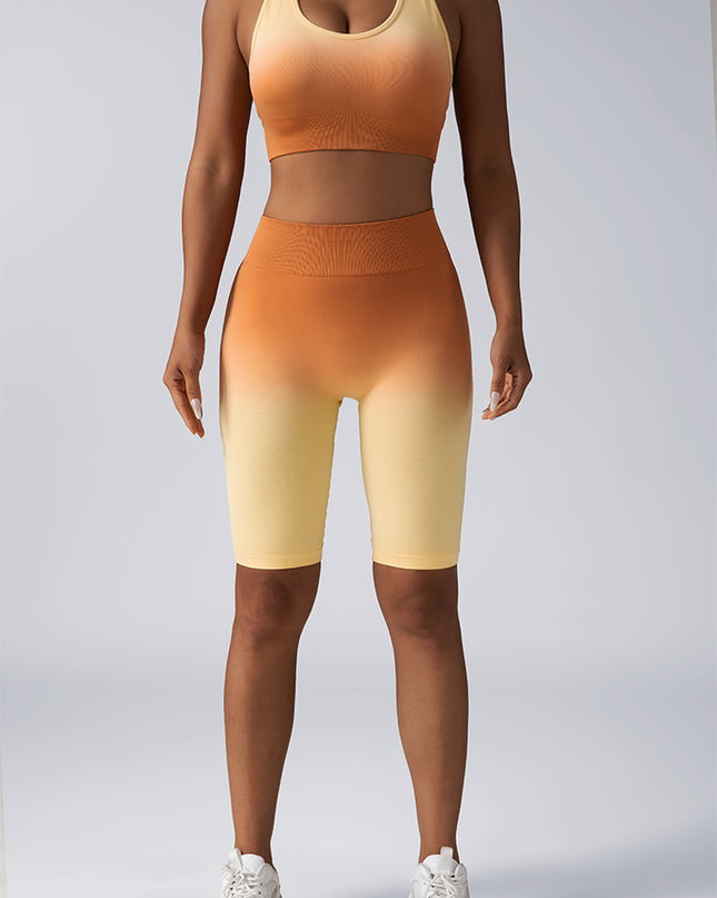 Workout Sets for Women 2 Piece Seamless Crop Tank High Waist Shorts Yoga Outfits,Workout Outfits for Women 2 Piece Seamless Sport Bra High Waist Yoga Leggings Sets