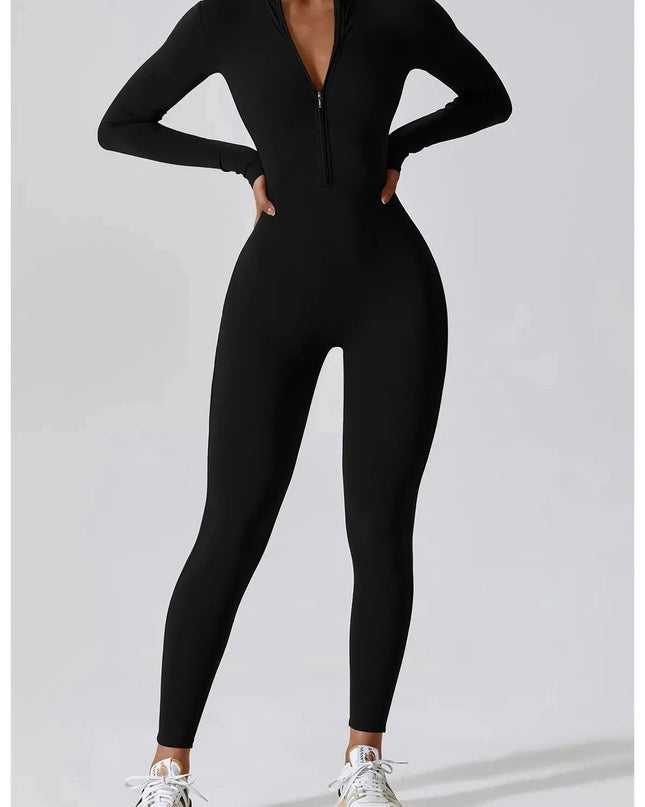 Summer Zipper Workout Jumpsuit Sports Overalls Women Gym Clothing Running Fitness Suits Gym Tracksuit Short Sportswear Yoga Set
