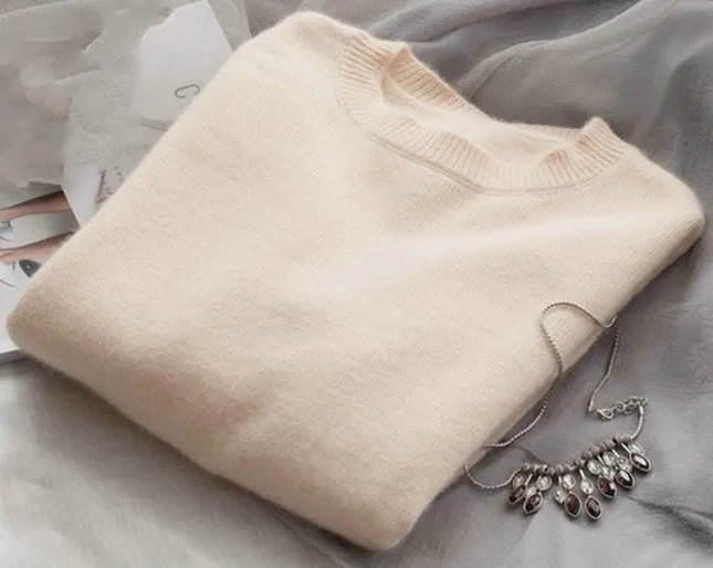 Plus Size S-XXXL Women Wool Pure Cashmere Sweater Pull Femme Long Sleeve Women Knitting Sweaters Pullovers 18 Colors