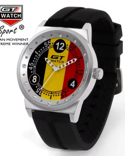 GT Watch Men Italy Flag F1 Sport Watch Mens Watches Top Brand Luxury Men'S Watch Clock Reloj Hombre Erkek Kol Saati Relogio