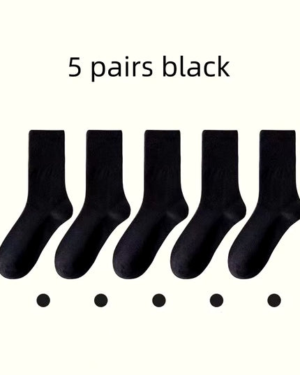 5 Pairs Womens Socks Lovely Cow Pattern Short Socks Creative Printing Socks Ankle Sock
