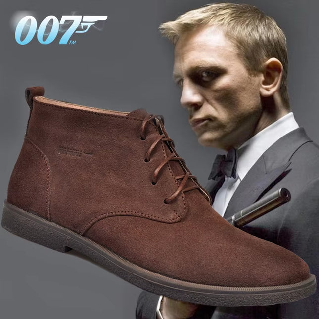 New Men Shoes Winter Boots Suede Leather Boots Men Snow Boots Waterproof Winter Shoes Leather Men Ankle Boots Fur Men Shoes