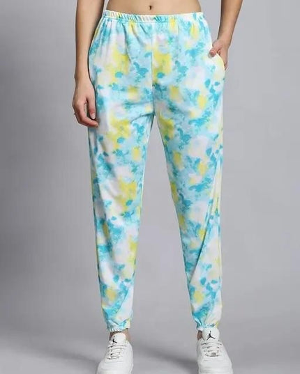 Women's Casual Tie Dye Print Night Suit